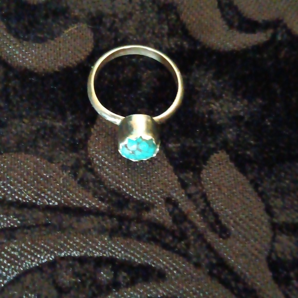 NewMexico Turquoise Sterling Silver 925 Artisan Crafted - Picture 3 of 6